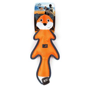 AFP Outdoor Ballistic Rumbler Fox plush dog toy designed for interactive play and durability.