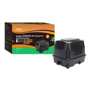 Hygger High Flow Air Pump for efficient pond aeration and oxygen supply in aquariums.