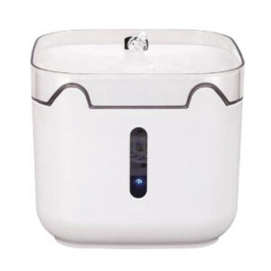 SOBO Pet Water Fountain 3L with water circulation design for healthy pet hydration. Modern white design with LED indicator.
