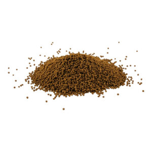 Tetra Goldfish Granules pile, nutritious floating food for goldfish and coldwater fish with high digestibility.