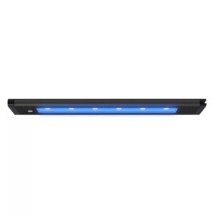 AI Blade Smart LED Strip Coral Grow with blue lighting for aquariums, showcasing sleek design and cluster LED diodes.
