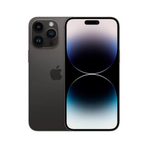 Apple iPhone 14 Pro Max 256GB Space Black, pristine condition, bubble-free screen protector, Gear4 snap case included.