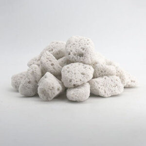 Aqua Clean Bio Foam Stone filter media pile showcasing unique porous structure for eco-friendly filtration.