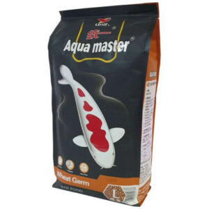 Aqua Master Koi Food Wheat Germ packaging, designed for enhanced digestion and koi health.