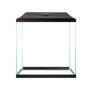 Aquael Leddy Mini 30 Creative Set aquarium, compact design with FLOAT glass and protective bottom frame.