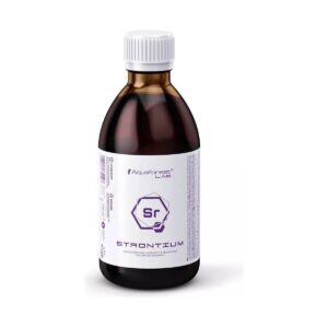 Aquaforest AF Lab Strontium 1L bottle, essential supplement for coral growth in aquariums.