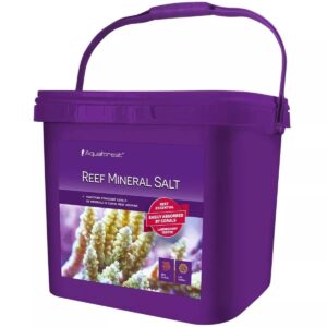 Aquaforest Reef Mineral Salt product container for healthy coral growth, designed for the Balling Method in reef aquariums.