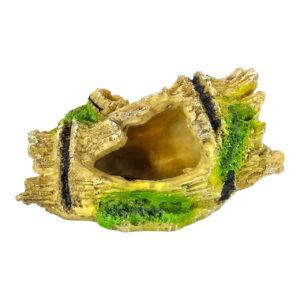 Beer Log Aquarium Ornament crafted to resemble driftwood, perfect for adding natural charm to aquatic habitats.