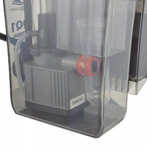 Bubble Magus QQ3 Hang-On External Nano Skimmer internal pump and chamber design for effective aquarium maintenance.