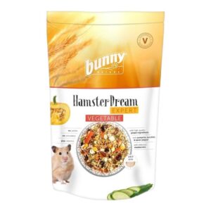 Bunny Nature Hamster Dream Expert Vegetable 500g bag, nutritious blend for hamsters, no pellets or extrudates, rich in vitamins.