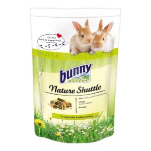 Bunny Nature Shuttle for Dwarf Rabbits 600g package, promoting healthy feeding for happy bunnies.