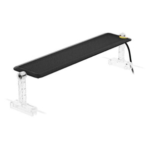 Chihiros A II LED light with Bluetooth for enhancing aquarium health and aesthetics, featuring clear mounting brackets.