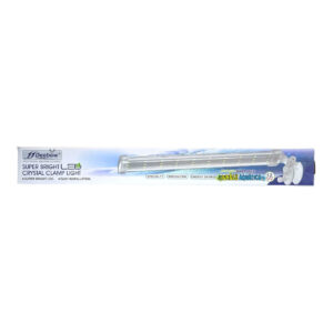 Deebow Crystal Super Bright Clamp LED Light with packaging, ideal for freshwater use and energy-saving design.