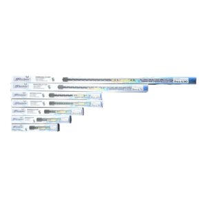 Deebow LED aquarium lights displayed in packaging, showcasing various models and sizes=