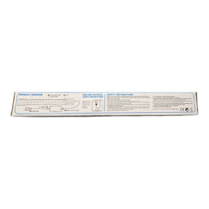 Deebow Submersible LED Aquarium Light product diagram and safety instructions on packaging.