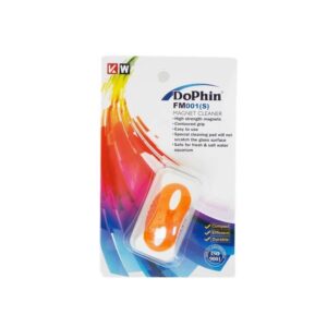 DoPhin FM001(s) magnet cleaner for aquariums, featuring high strength magnets and scratch-free cleaning pad, compact and durable.