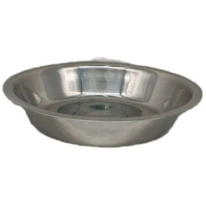 Durable stainless steel cat bowl with anti-skid design for stable feeding, perfect for all cat breeds and daily use.