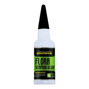 Dymax Flora Scaping Glue 20g bottle, designed for aquascaping and terrarium bonding, cures in seconds.