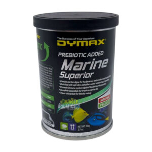 Dymax Marine Superior premium pellet fish food for herbivorous and omnivorous marine fish with Spirulina.