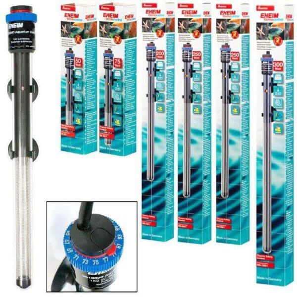 EHEIM Jager Combined Heaters showcase advanced technology for precise aquarium temperature control.