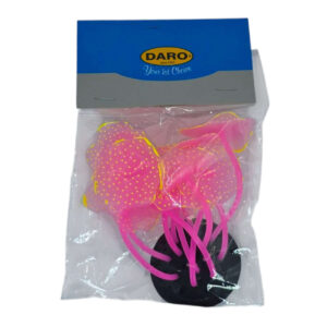 Pack of fluorescent silicone coral aquarium ornaments in pink and yellow, ideal for enhancing aquascapes.
