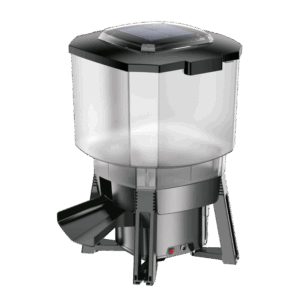 Grech Solar Auto Pond Fish Feeder, automatic fish food dispenser for reliable pond feeding.