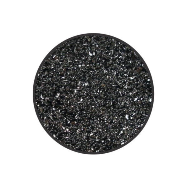 Fine black sparkling aquarium substrate suitable for marine, fresh, or cold aquariums - Hawaii Black Sand 2kg.