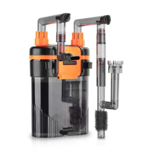 Hygger hang on back canister filter with multiple outlets for versatile freshwater and saltwater filtration