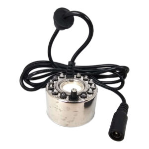 Hygger Ultrasonic Mist Maker with power cord, ideal for creating mist in aquariums and indoor fountains.