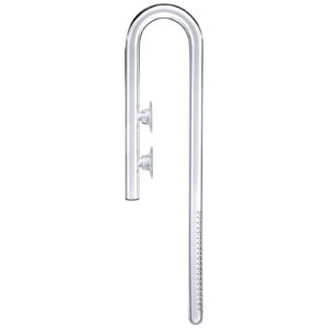 Premium Inflow Lily Pipe in transparent glass for superior aquarium water circulation, available in 13mm and 17mm sizes.