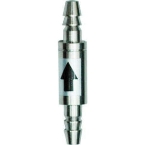 ISTA Stainless Steel CO2 Check Valve for aquariums, featuring a durable design and secure back-flow prevention.