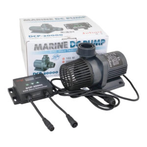 Jecod DC Sine Wave Pump DCP-20000 with controller, designed for marine and freshwater systems, showcasing high efficiency and durability.