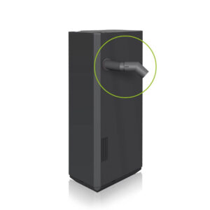 Juwel Diversion Nozzle Set showcasing the flow alignment feature for optimal aquarium performance.