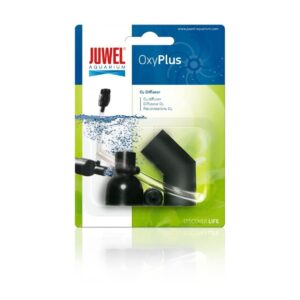 Juwel OxyPlus O2 Diffuser packaging showcasing the adjustable aquarium oxygen diffuser for Juwel filter systems.