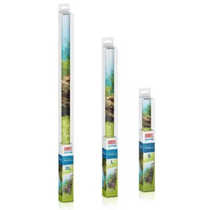 Juwel Poster 1 Background in sizes S, L, and XL for aquarium decoration with dual themes.