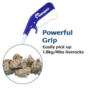 Maxspect PCT-G83 Coral Gripper with powerful grip, designed to pick up liverocks up to 1.8kg efficiently in marine aquariums.
