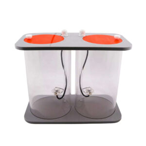 Neptune DOS Dual Reservoir with two transparent containers, each holding 2 liters, designed for efficient liquid storage.