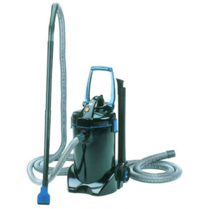 Oase Pondovac 4 Pond and Pool Vacuum Cleaner with hose and accessories for effective water cleaning.