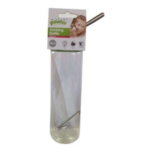 Pawise Drinking Bottle for pets, 500ml capacity featuring a spill-proof design and convenient straw for hydration.