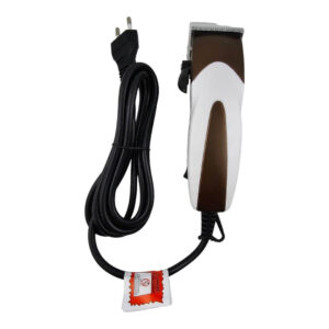 Pawise Pet Clipper Set with ergonomic design, power cord, and stainless steel clipper head for easy pet grooming.