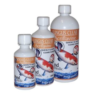 Pond Medic Fungus Clear bottles in three sizes=