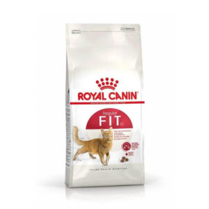 Royal Canin Fit 32 Cat Food package designed for adult cats, providing balanced nutrition for healthy living.