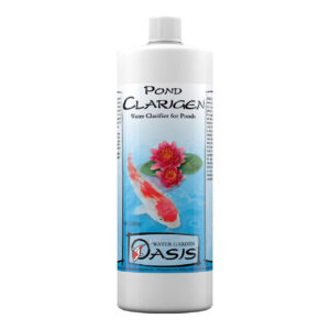 Seachem Pond Clarigen water clarifier bottle for decorative ponds, clears all types of clouding, plant safe.