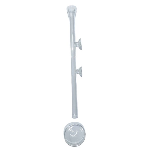 Shrimp glass feeding tube feeders for easy aquarium feeding, reducing Planaria infestations and promoting healthy fish.