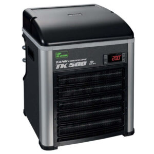 Teco TK Series Chiller with R290 gas, designed for marine and freshwater environments, featuring efficient power consumption.