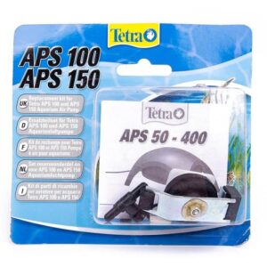 Tetra APS Spares Kit for APS 50, 100, 150, and 400 air pumps with replacement parts and instructions.