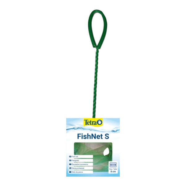Tetra FN Fishnet for easy aquarium maintenance with durable nylon net and corrosion-resistant handle.