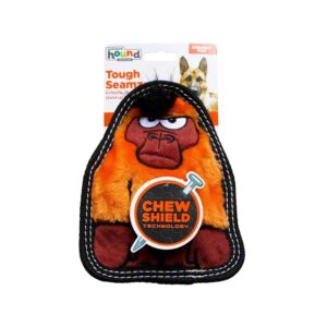 Tough Seamz Gorilla Small chew toy for dogs with durable seams and Chew Shield technology for tough play.