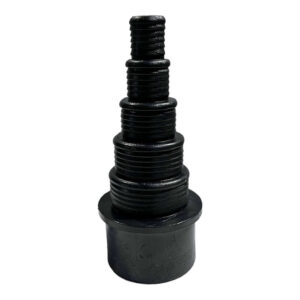 UltraZap Hosetail Reducer 50mm pipe fitting adapter for versatile size adjustments from 50mm to 16mm.