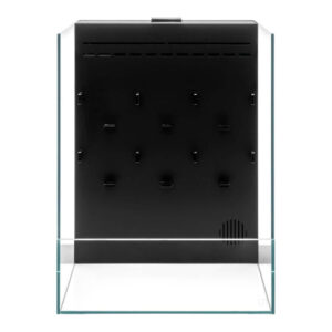 UNS Foresta Paludarium 35E glass tank with built-in filtration and waterfall wall design for aquatic plants.
